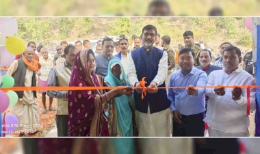 चित्रकूट : सांसद ने ठोस अपशिष्ट प्रबंधन केंद्र का किया शुभारंभ