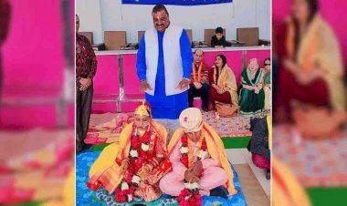 चित्रकूट : सामाजिक संस्था दृष्टि में हुआ दिव्यांगजन विवाह सम्मेलन का आयोजन