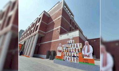 भाजपा मुख्यालय में गहमागहमी बढ़ी, मुख्यमंत्री के नामों पर हो सकता है फैसला