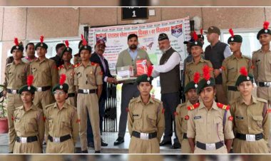 चित्रकूट : डीएम को लगाया प्रतीक झंडा