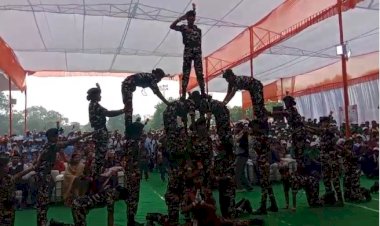 मण्डल स्तरीय खेलकूद प्रतियोगिता में महिला कल्याण एवं बाल विकास मंत्री बेबी रानी मौर्य व प्रतिभा शुक्ला ने  बेटियों को दी ये नसीहत