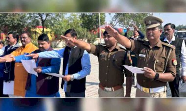 चित्रकूट : सड़क सुरक्षा की दिलाई शपथ