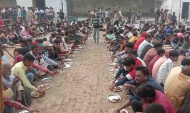 मौनी बाबा धाम का भंडारा हुआ प्रारंभ, पहले दिन लाखों श्रद्धालुओ ने छका लंगर