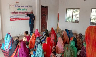 अपने बच्चों को न दें जहर, अपनाएं जैविक खेती: रविंद्र द्विवेदी