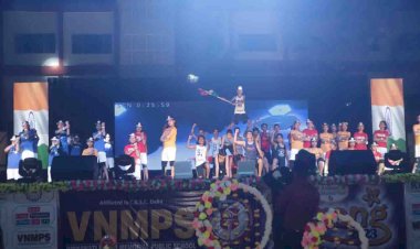 वीएनएमपीएस के वार्षिकोत्सव में दिखा नवरसों का संचार
