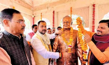 भारत रत्न अटल बिहारी वाजपेई को नमन कर, भाजपा ने सुशासन दिवस मनाया