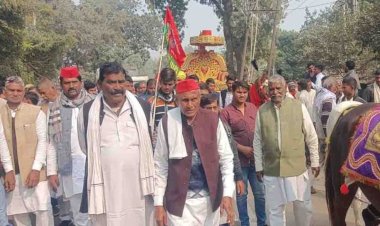 चित्रकूट : खेत सिंह खंगार जयंती पर निकाली शोभा यात्रा