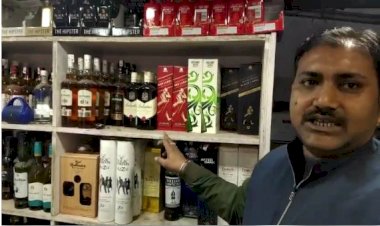 अंग्रेजी शराब की दुकान में हुई चोरी, महंगी शराब ले गए चोर