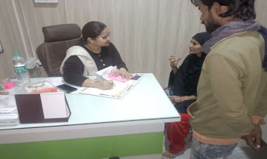 बांदाःआयुष्मान सुपर स्पेशलिटी हॉस्पिटल कें निशुल्क स्वास्थ्य शिविर में, सैकडों मरीजों को निशुल्क परामर्श 