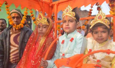 रामनाम संकीर्तन के साथ तरौंहा में मनाया रामोत्सव