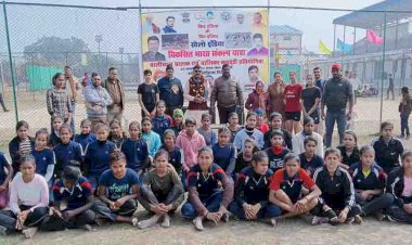 विकसित भारत संकल्प यात्रा के दौरान स्टेडियम में हुई प्रतियोगिता