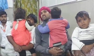 आंगनवाड़ी केंद्र में कड़ी चावल खाने से, एक दर्जन बच्चे बीमार 