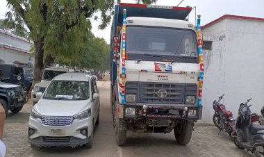 बांदा से डंपर चुराने वाले हरियाणा के पेशेवर चोर निकले, चोरी हुआ डंपर बरामद