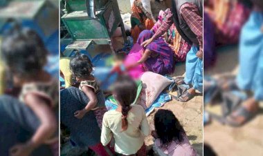 ट्रैक्टर के पट्टे में साड़ी फंसने से महिला का सिर धड़ से अलग