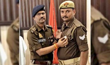 मुख्य आरक्षी को मिला सिल्वर मेडल