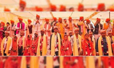 मुख्यमंत्री सामूहिक विवाह : 91 जोडे़ ने दाम्पत्य जीवन में रखा कदम