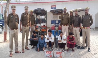 ई रिक्शा लूटने वाले गिरोह का पर्दाफाश, पांच गिरफ्तार, इस तरह बनाते थे शिकार