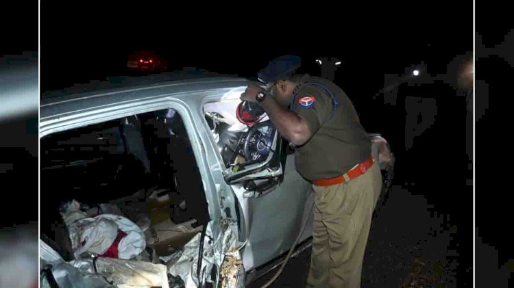 उप्र : कानपुर देहात में अनियंत्रित होकर कार नाले में गिरी, छह की मौत