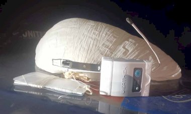 उप्र के इटावा में आसमान से गिरा इलेक्ट्रॉनिक डिवाइसों से लैस गुब्बारा