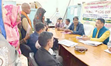 अध्यक्ष ने नगरीय समाधान दिवस में सुनीं जन समस्याएं