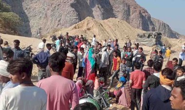 कबरई पहरा पहाड़ में हुआ बड़ा दर्दनाक हादसा, पहाड़ मे दबने से इतने मजदूरों की मौत