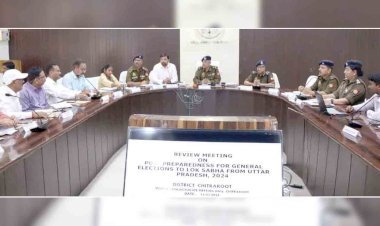 लोस चुनाव संबंधी बिन्दुओं की समीक्षा कर अधिकारियों को दिए निर्देश