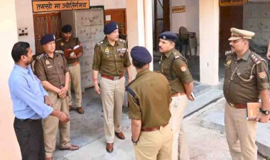 फोर्स के ठहरने की देखी व्यवस्था, दिए निर्देश