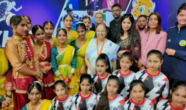 बीपीएमए की छात्राओं ने राष्ट्रीय महिला खो-खो चैंपियनशिप के उद्घाटन समारोह में शानदार प्रदर्शन किया