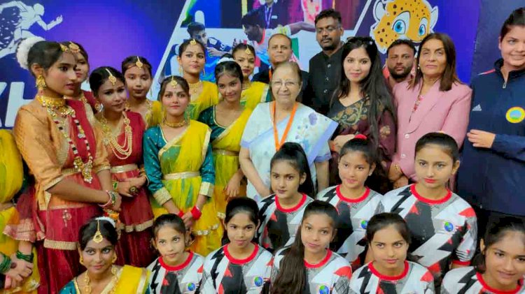 बीपीएमए की छात्राओं ने राष्ट्रीय महिला खो-खो चैंपियनशिप के उद्घाटन समारोह में शानदार प्रदर्शन किया