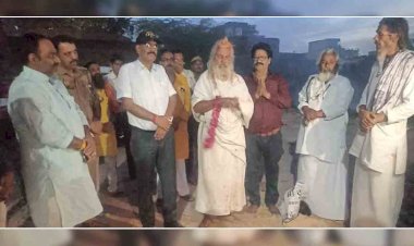 गौसेवा के लिए गौशाला निर्माण का किया भूमि पूजन