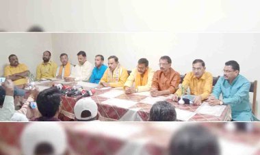 भाजपा के क्षेत्रीय अध्यक्ष ने विपक्षी दलों पर किया हमला