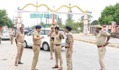 मेला क्षेत्र का आईजी ने भ्रमण कर लिया जायजा