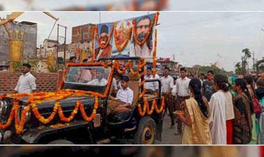 आरएसएस ने नव सम्वतसर पर निकाला पद संचलन