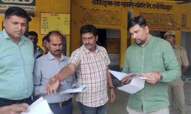 डीएम ने गेंहू क्रय केन्द्रों का किया निरीक्षण