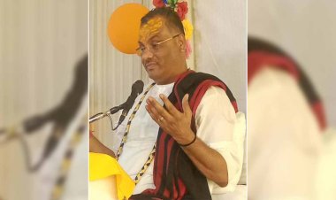 कथा के विश्राम दिवस पर भागवताचार्य ने बताई गुरु की महिमा