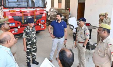एसएसबी एवं पीएसी के पुलिस बल की व्यवस्थाओं का लिया जायजा