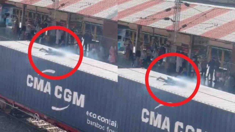 भोपाल रेलवे स्टेशन पर बड़ा हादसा, बाँदा जिले के युवक ने हाईटेंशन लाइन पकड़ी, बुरी तरह झुलसा
