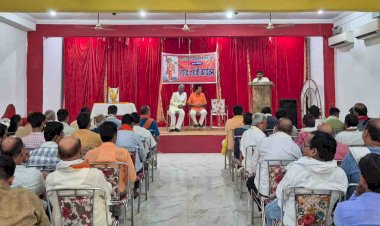 राष्ट्रीय स्वयंसेवक संघ के प्रचार विभाग द्वारा नारद जयंती के अवसर पर जिले के 80 पत्रकारों को किया गया सम्मानित