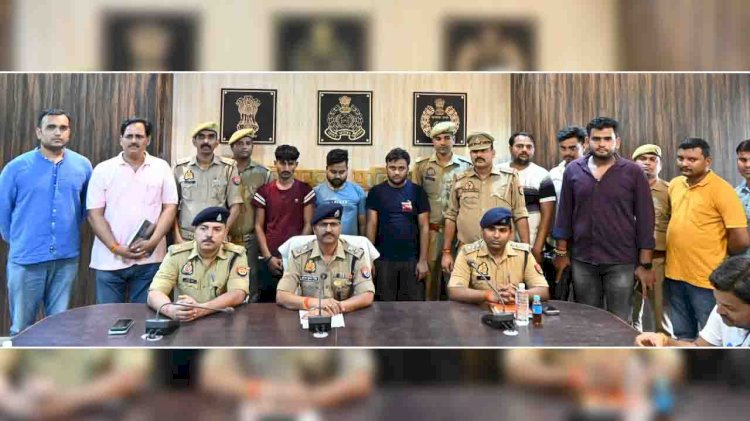 चित्रकूट : पुलिस ने तीन चोरो को इनोवा वाहन के साथ किया गिरफ्तार