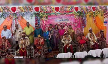 दृष्टि संस्था ने कराया चार दिव्यांग जोड़ों का विवाह