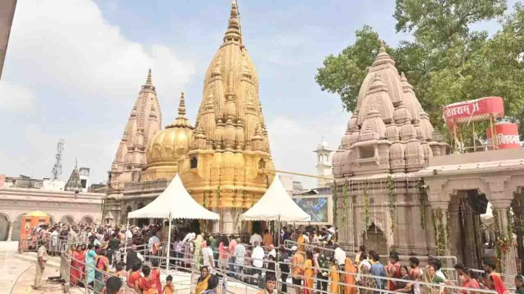 श्री काशी विश्वनाथ धाम में बाबा के गौरीशंकर स्वरूप का हुआ श्रृंगार