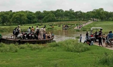 एक दर्जन गांवों से कटा संपर्क, खेतो में भरा पानी