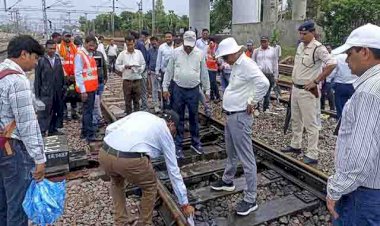 मंडल रेल प्रबंधक द्वारा वीरांगना लक्ष्मीबाई झांसी से ललितपुर रेलखंड का संरक्षा निरीक्षण किया