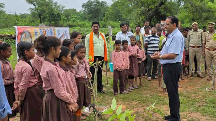 स्मृति उपवन में हुआ पौधरोपण