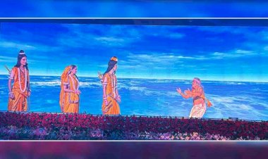 तुलसी पीठ में तीन दिवसीय अंतर्राष्ट्रीय रामलीला का हुआ शुभारंभ