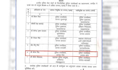 मेरठ से बाँदा स्थानांतरित: सौरभ सिंह बने बाँदा के नए पुलिस उपाधीक्षक