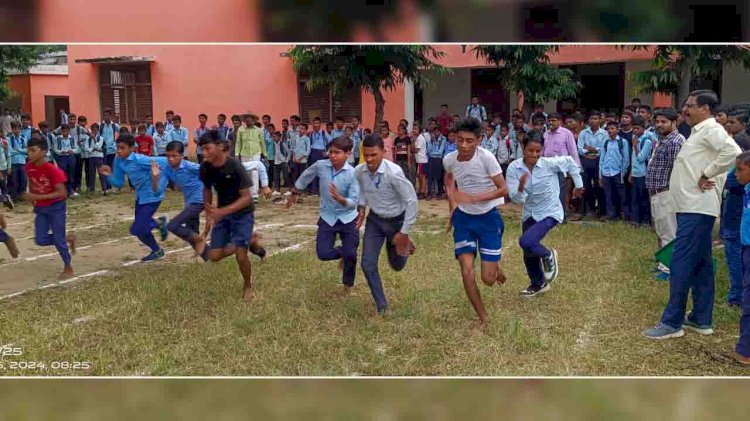 विद्यालय स्तरीय खेलकूद प्रतियोगिताओं में बच्चों ने दिखाई खेल प्रतिभा