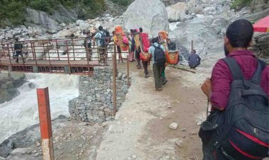 केदारनाथ धाम मार्ग पर रामबाड़ा का पुल रिकॉर्ड अवधि में तैयार, आवाजाही शुरू