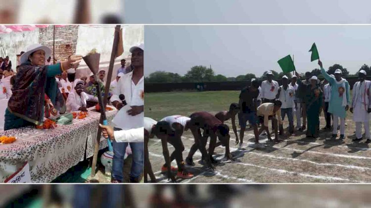 तीन दिवसीय खेलकूद प्रतियोगिताओं का सांसद ने किया शुभारम्भ