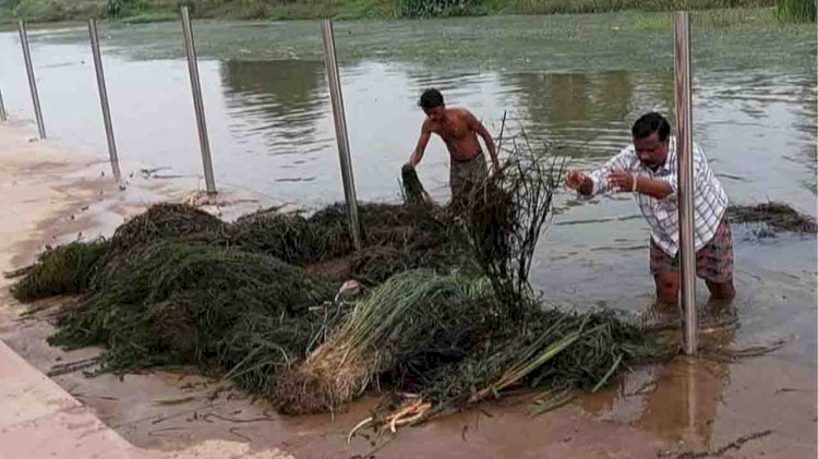 चौथे दिन जारी रहा मंदाकिनी नदी सफाई अभियान